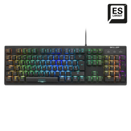 Sharkoon SKILLER SGK30 teclado USB QWERTY Espanhol Preto