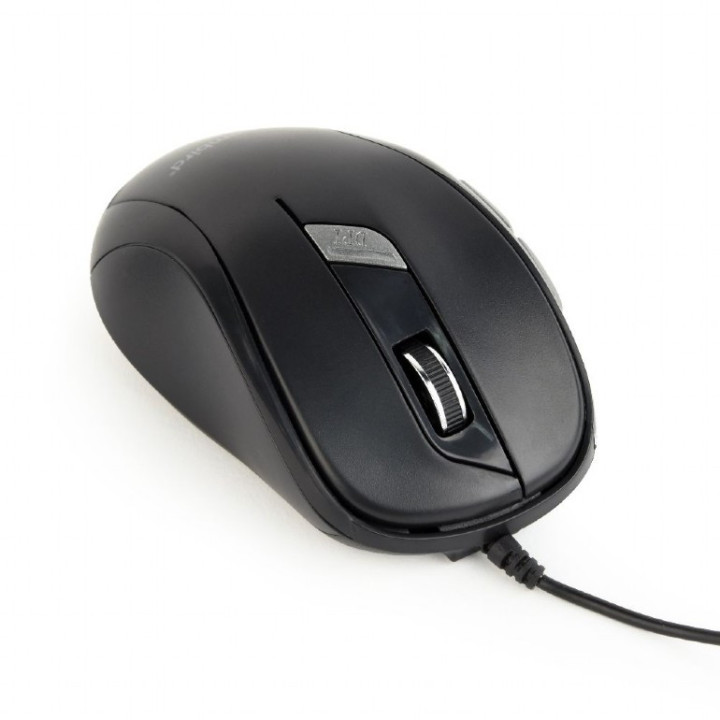 Gembird MUS-6B-01 rato Ambidestro USB Type-A Ótico 1600 DPI