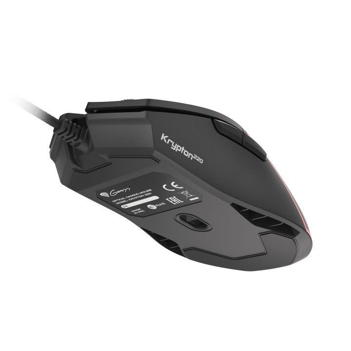 GENESIS Krypton 220 rato Mão direita USB Type-A Ótico 6400 DPI