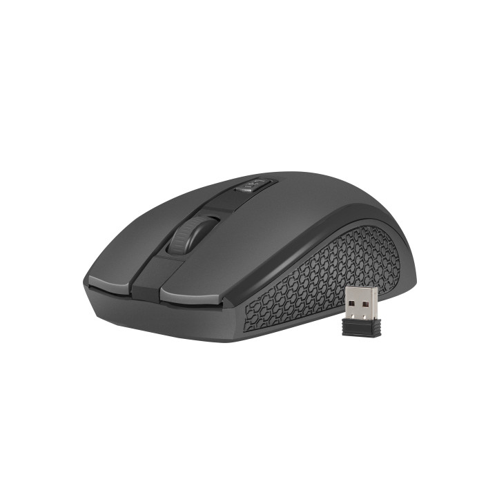 NATEC Jay 2 rato Ambidestro RF Wireless Ótico 1600 DPI