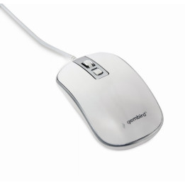 Gembird MUS-4B-06-WS rato Ambidestro USB Type-A Ótico 1200 DPI