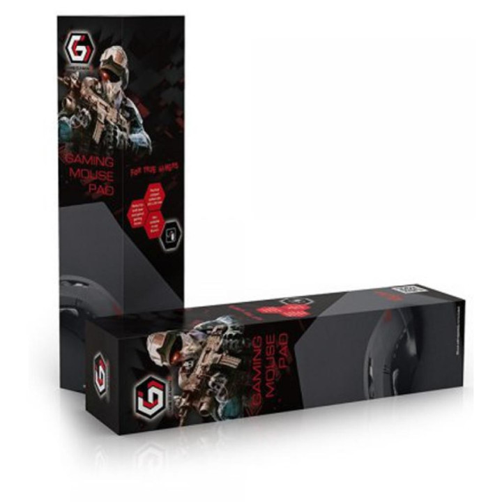 Gembird MP-GAME-XL tapete de rato Tapete Gaming Preto