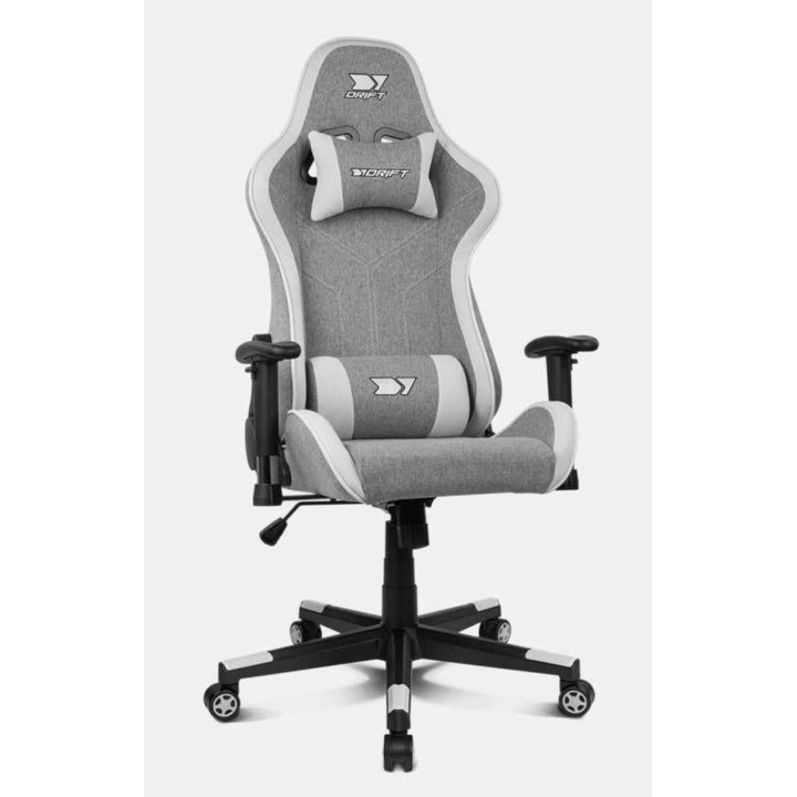 Cadeira Gaming DRIFT DR90 PRO Cinzento, Branco