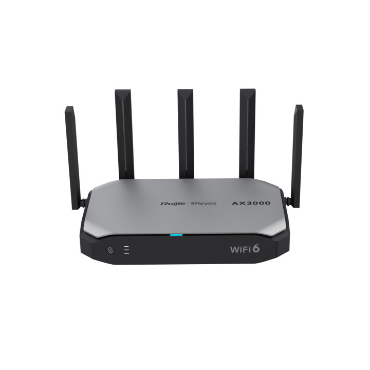 Ruijie Networks RG-EG105GW-X router sem fios Gigabit Ethernet Dual-band (2,4 GHz   5 GHz) Preto, Cinzento