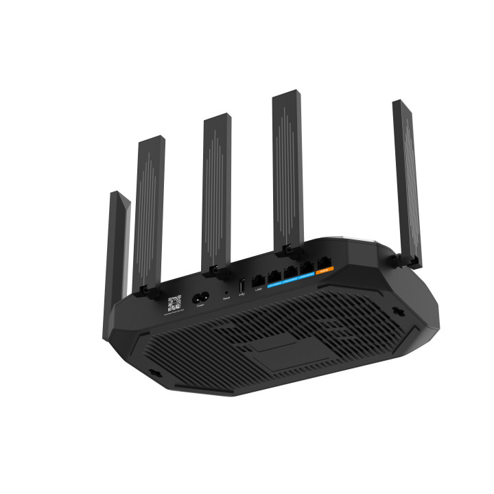 Ruijie Networks RG-EG105GW-X router sem fios Gigabit Ethernet Dual-band (2,4 GHz   5 GHz) Preto, Cinzento