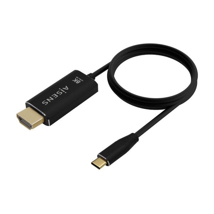 AISENS A109-0711 adaptador de cabo de vídeo 1 m USB Type-C HDMI Type A (Standard) Preto