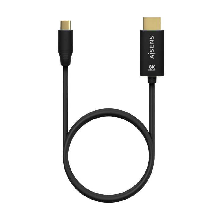 AISENS A109-0711 adaptador de cabo de vídeo 1 m USB Type-C HDMI Type A (Standard) Preto
