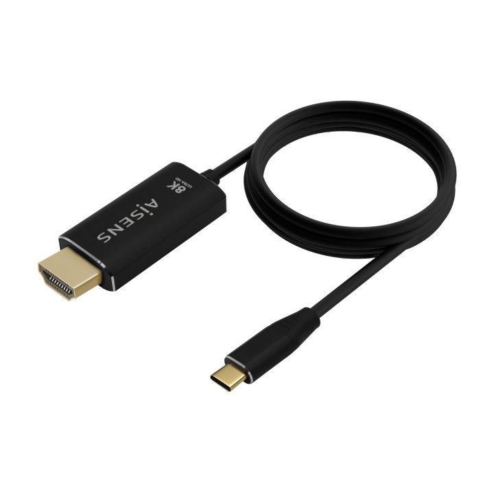 AISENS A109-0712 adaptador de cabo de vídeo 2 m USB Type-C HDMI Type A (Standard) Preto