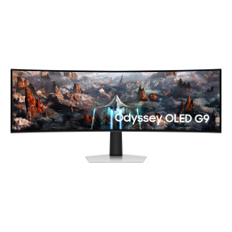 Samsung Odyssey S49CG934SU monitor de ecrã 124,5 cm (49") 5120 x 1440 pixels DQHD OLED Prateado