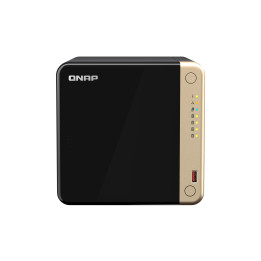 QNAP TS-464 NAS Tower Ethernet LAN Preto N5095