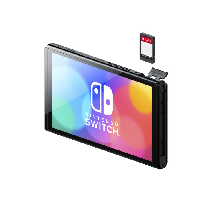 Nintendo Switch OLED consola de jogos portáteis 17,8 cm (7") 64 GB Ecrã táctil Wi-Fi Azul, Vermelho