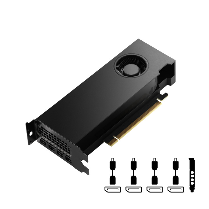 PNY VCNRTX4000ADALP-PB placa de vídeo NVIDIA Quadro RTX 4000 20 GB GDDR6