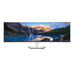 DELL UltraSharp U4924DW LED display 124,5 cm (49") 5120 x 1440 pixels Ultra HD 5K LCD Preto, Prateado