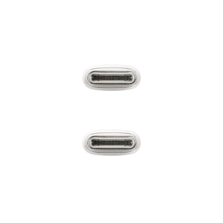 Nanocable 10.01.6002-CO cabo USB 2 m USB 2.0 USB C Branco
