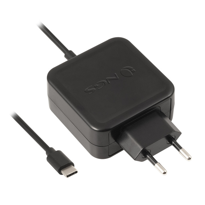 NGS ﻿﻿W-45W TYPEC Computador portátil, Smartphone, Tablet Preto AC Interior