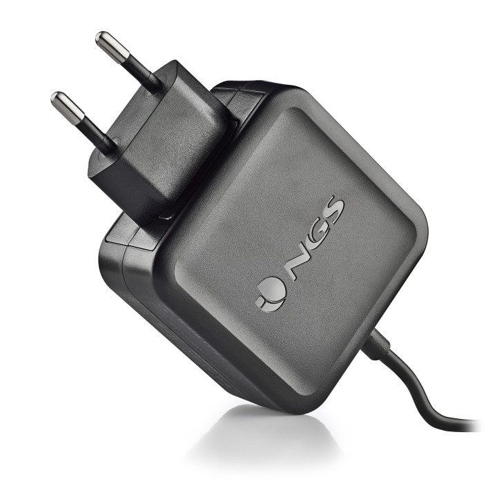 NGS ﻿﻿W-45W TYPEC Computador portátil, Smartphone, Tablet Preto AC Interior