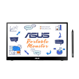 ASUS MB14AHD monitor de ecrã 35,6 cm (14") 1920 x 1080 pixels Full HD LCD Ecrã táctil Preto