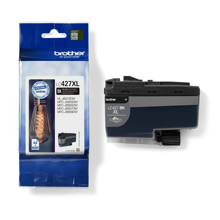 Brother LC-427XLBK tinteiro 1 unidade(s) Original Rendimento alto (XL) Preto