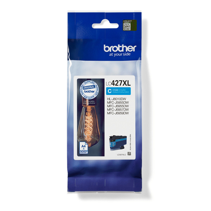 Brother LC-427XLC tinteiro 1 unidade(s) Original Rendimento alto (XL) Ciano