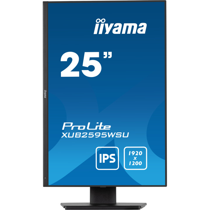 iiyama ProLite XUB2595WSU-B5 monitor de ecrã 63,5 cm (25") 1920 x 1200 pixels WUXGA LED Preto