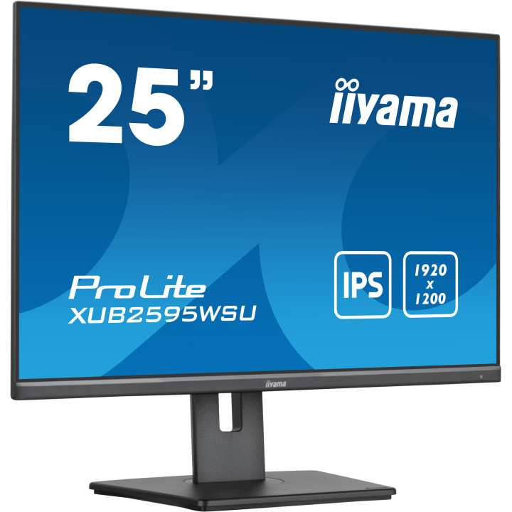 iiyama ProLite XUB2595WSU-B5 monitor de ecrã 63,5 cm (25") 1920 x 1200 pixels WUXGA LED Preto