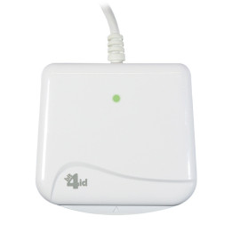 Bit4id miniLector EVO leitor de cartões magnéticos Branco USB