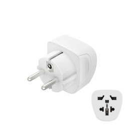 Hama 00223456 adaptador de energia Tipo E F híbrido Universal Branco