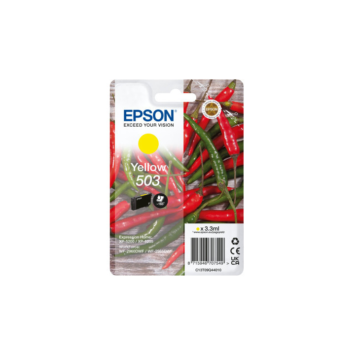 Epson 503 tinteiro 1 unidade(s) Original Rendimento padrão Amarelo