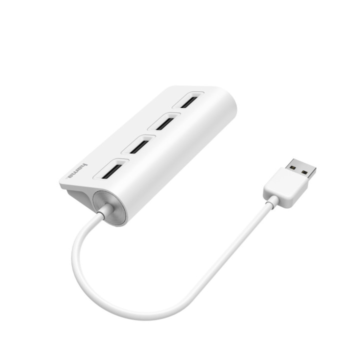 Hama 00200120 hub de interface USB 2.0 480 Mbit s Branco