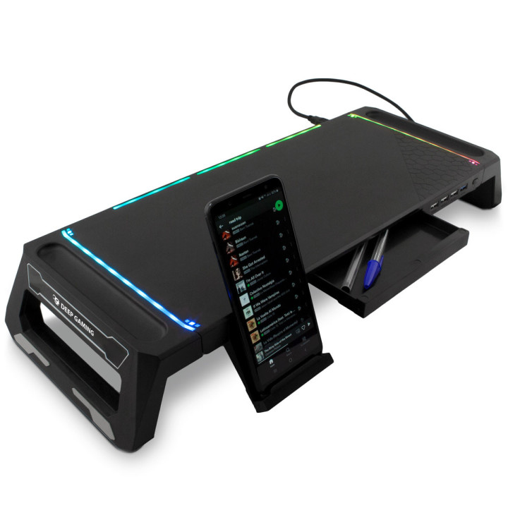 Deep Gaming DG-MOB-06 montagem e suporte para monitores Preto Secretária