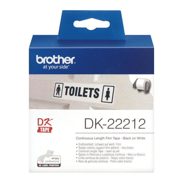 Brother DK-22212 etiquetadora Preto sobre branco