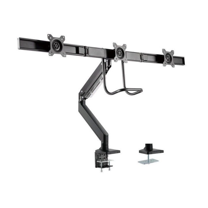 Napofix DM4300 montagem e suporte para monitores 68,6 cm (27") Preto Secretária