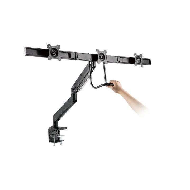 Napofix DM4300 montagem e suporte para monitores 68,6 cm (27") Preto Secretária