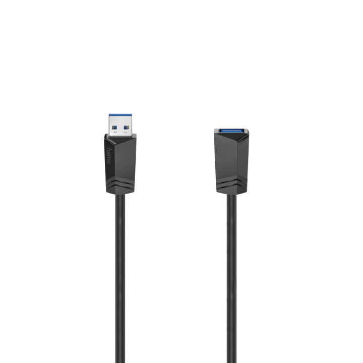 Hama 00200628 cabo USB 1,5 m USB A Preto
