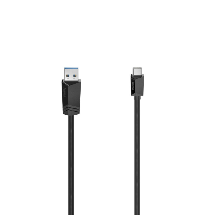 Hama 00200651 cabo USB 0,75 m USB 3.2 Gen 1 (3.1 Gen 1) USB C USB A Preto