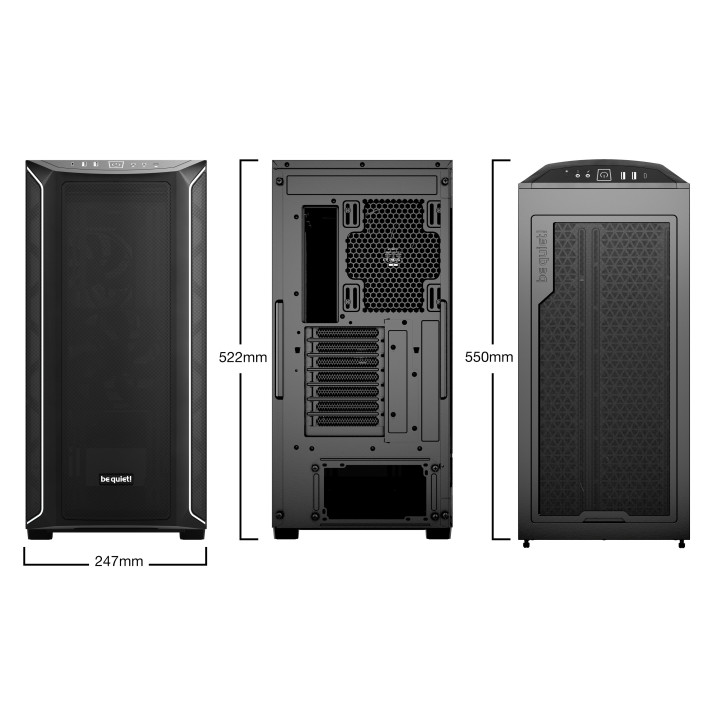 be quiet! Shadow Base 800 DX Black Midi Tower Preto