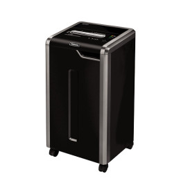 Fellowes 325Ci destruidora de papel Trituração transversal 24 cm Preto, Prateado