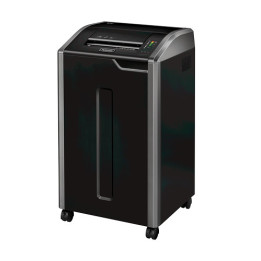 Fellowes 425Ci destruidora de papel Trituração transversal 30 cm Preto, Prateado
