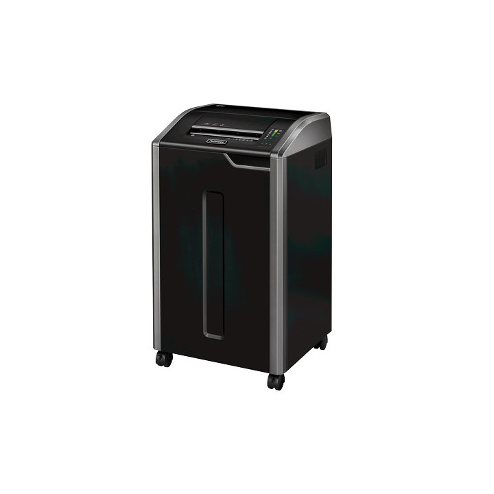 Fellowes 425Ci destruidora de papel Trituração transversal 30 cm Preto, Prateado