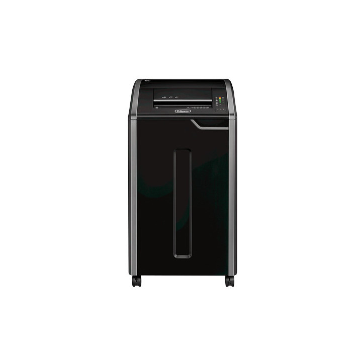 Fellowes 425Ci destruidora de papel Trituração transversal 30 cm Preto, Prateado