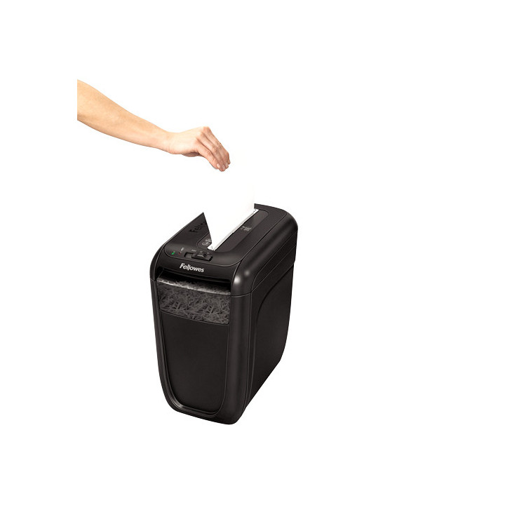 Fellowes 60Cs destruidora de papel Trituração transversal 72 dB 23 cm Preto