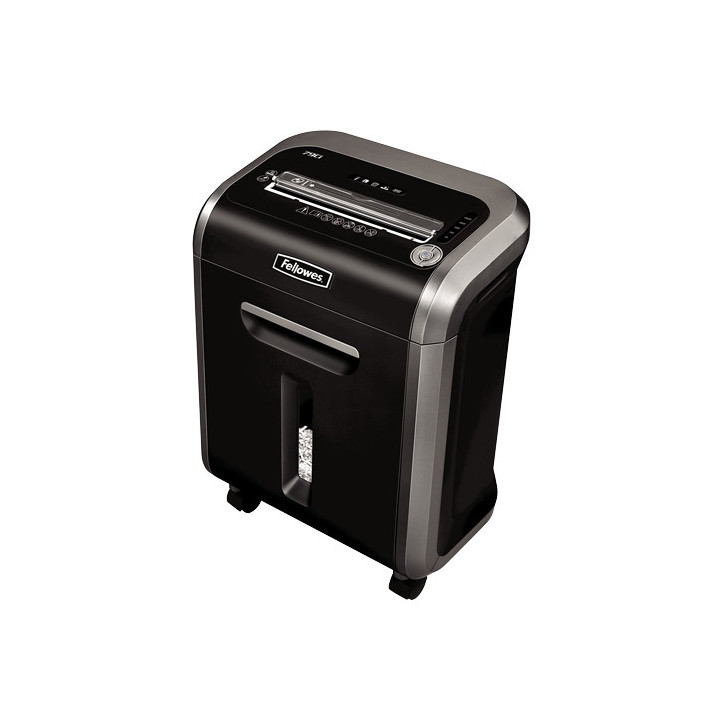 Fellowes 79Ci destruidora de papel Trituração transversal 23 cm Preto