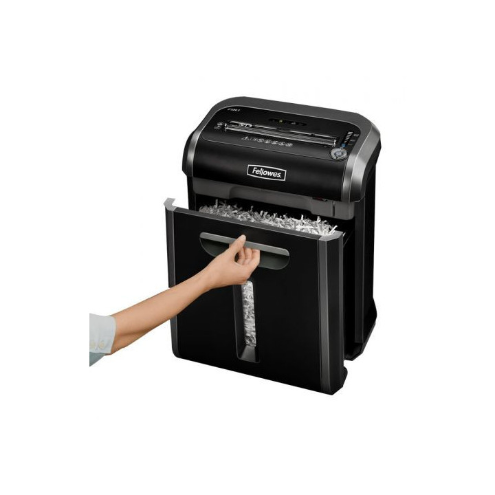 Fellowes 79Ci destruidora de papel Trituração transversal 23 cm Preto