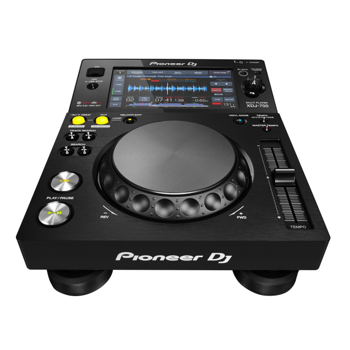 Pioneer XDJ-700 controlador de DJ Scratcher Digital Vinyl System (DVS) Preto