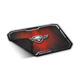 Spirit of Gamer Winged Skull Tapete Gaming Preto, Vermelho