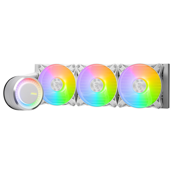 MSI MAG CORELIQUID E360 WHITE Sistema de Arrefecimento de Computador Placa mãe, Processador Kit de arrefecimento líquido 12 cm