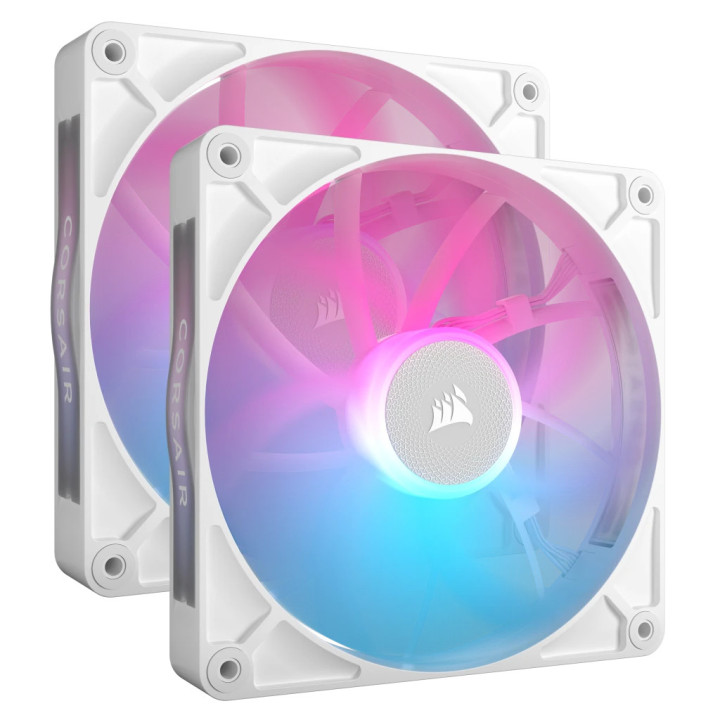 Corsair iCUE LINK RX140 RGB Caixa de computador Ventoinha 14 cm Branco 2 unidade(s)
