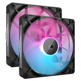 Corsair iCUE LINK RX140 RGB Caixa de computador Ventoinha 14 cm Preto 2 unidade(s)