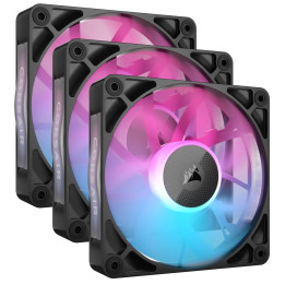 Corsair iCUE LINK RX120 RGB Caixa de computador Ventoinha 12 cm Preto 3 unidade(s)