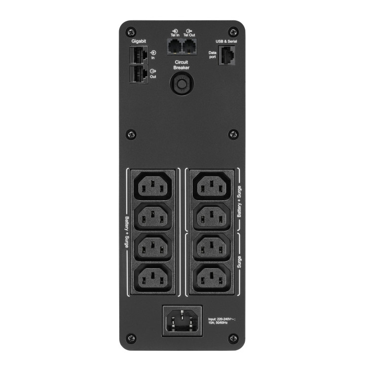 APC BR1600SI UPS Linha interativa 1,6 kVA 960 W 8 tomada(s) CA